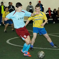 11 x 2 mateescu (la minge) a marcat un gol superb