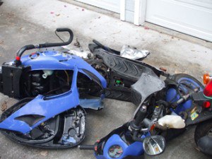 03 accident moped