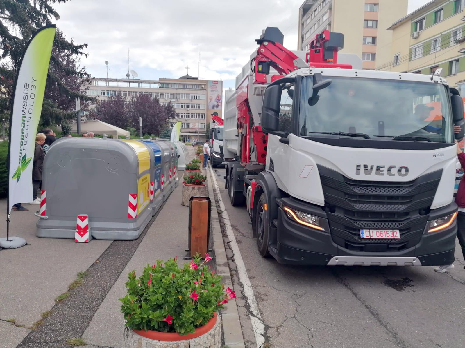 Deva: Containere cu acces pe bază de cartele și un sistem modern de colectare a deșeurilor