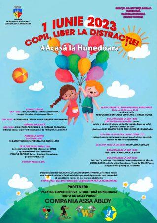 1 IUNIE 2023. COPII, LIBER LA DISTRACȚIE! # ACASĂ LA HUNEDOARA