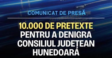 10.000 de pretexte pentru a denigra CJ Hunedoara