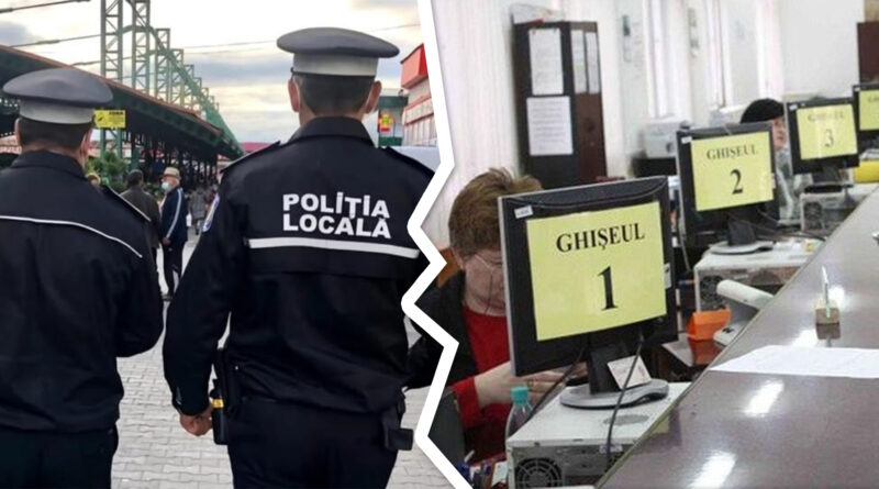 Mai puțini funcționari în  primării, în prefecturi, mai puțini polițiști locali. Mai puțini